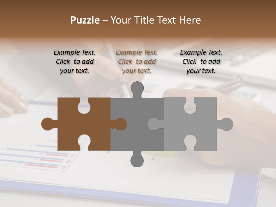 A Group Of People Sitting At A Table With A Laptop And Pen PowerPoint Template