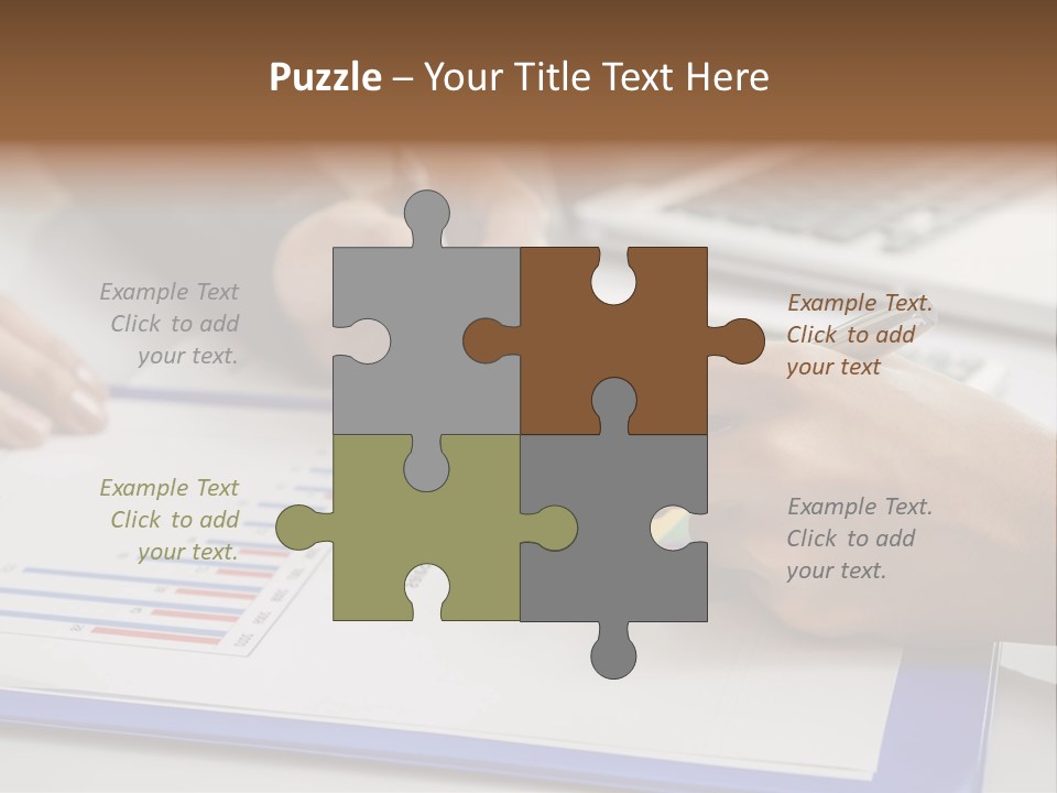 A Group Of People Sitting At A Table With A Laptop And Pen PowerPoint Template