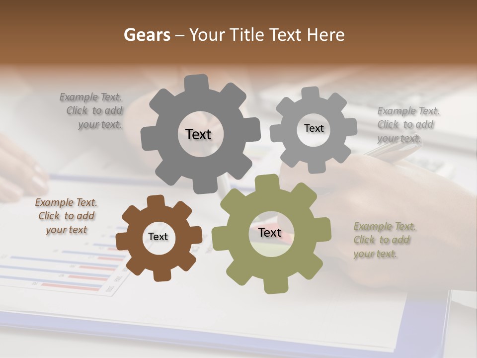 A Group Of People Sitting At A Table With A Laptop And Pen PowerPoint Template