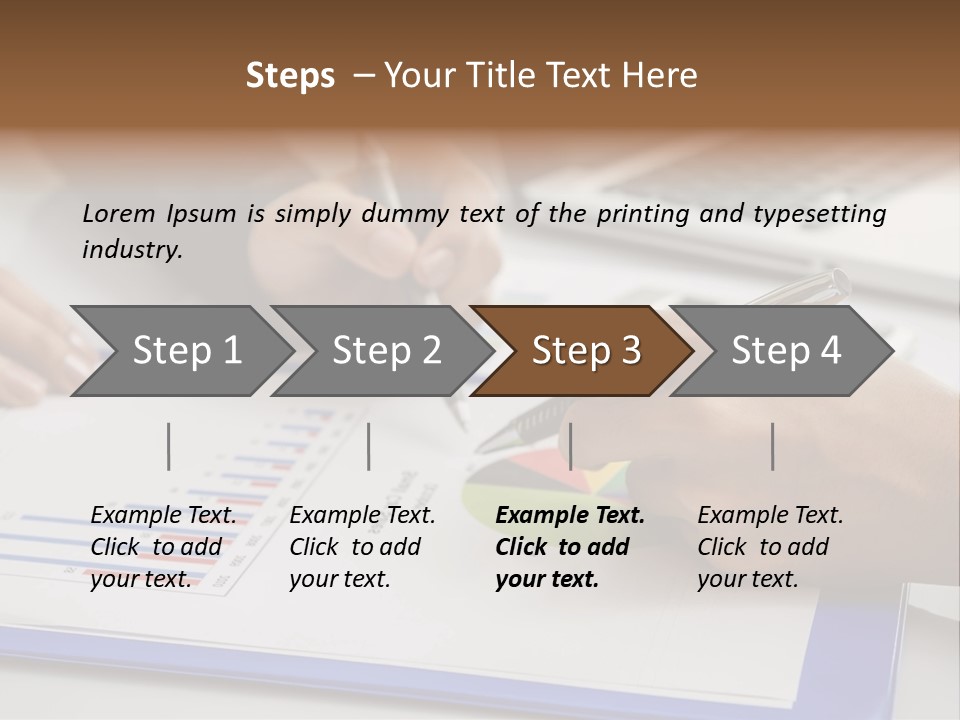 A Group Of People Sitting At A Table With A Laptop And Pen PowerPoint Template