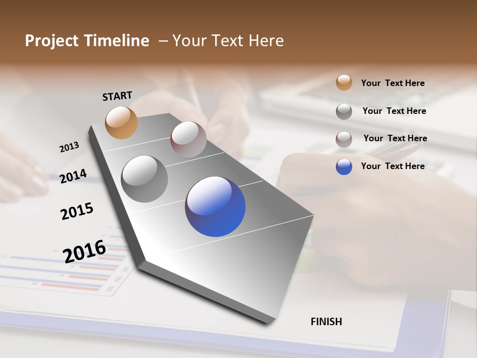 A Group Of People Sitting At A Table With A Laptop And Pen PowerPoint Template