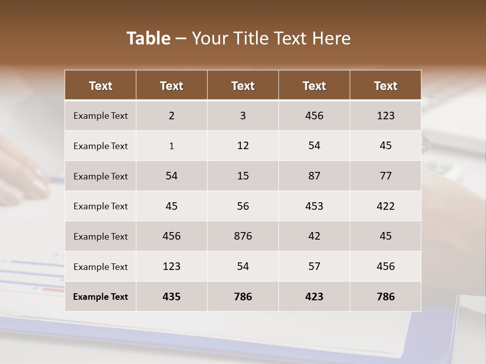 A Group Of People Sitting At A Table With A Laptop And Pen PowerPoint Template