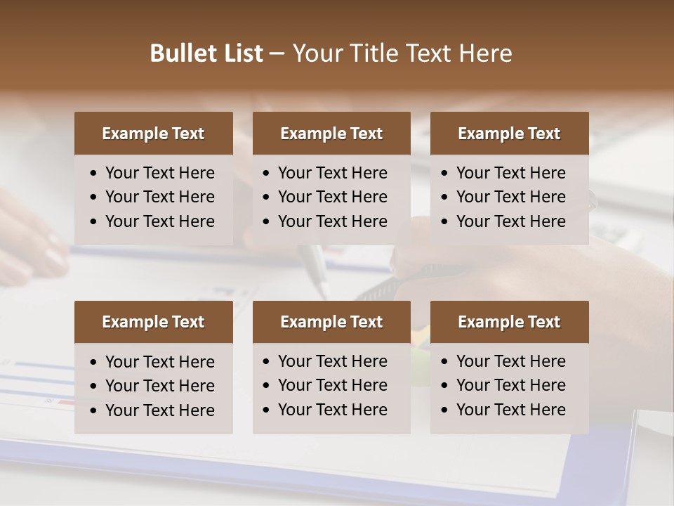 A Group Of People Sitting At A Table With A Laptop And Pen PowerPoint Template