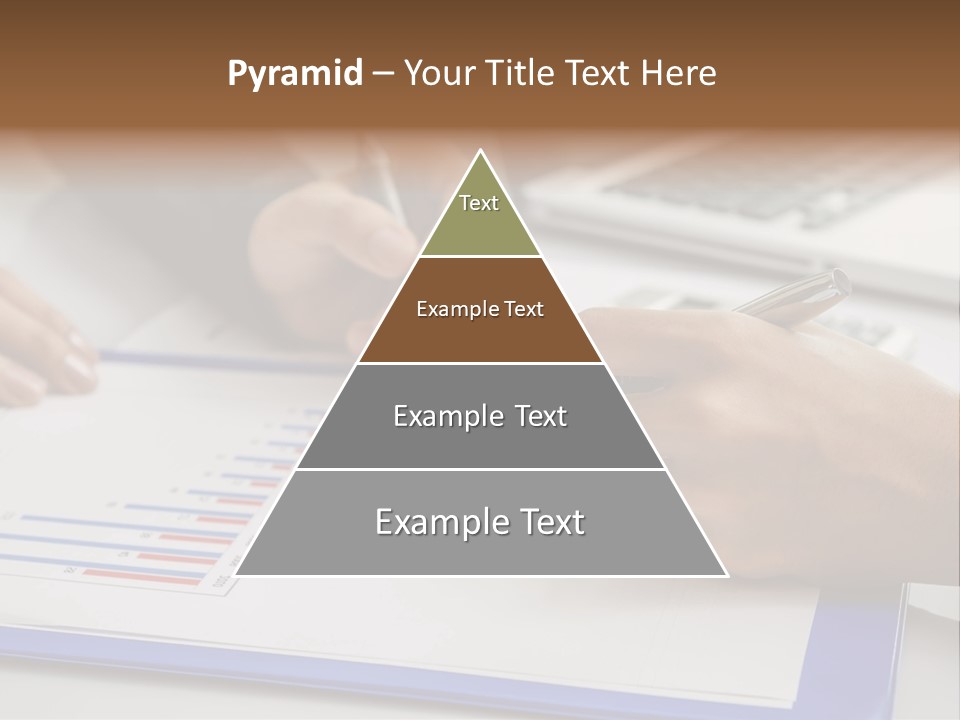 A Group Of People Sitting At A Table With A Laptop And Pen PowerPoint Template