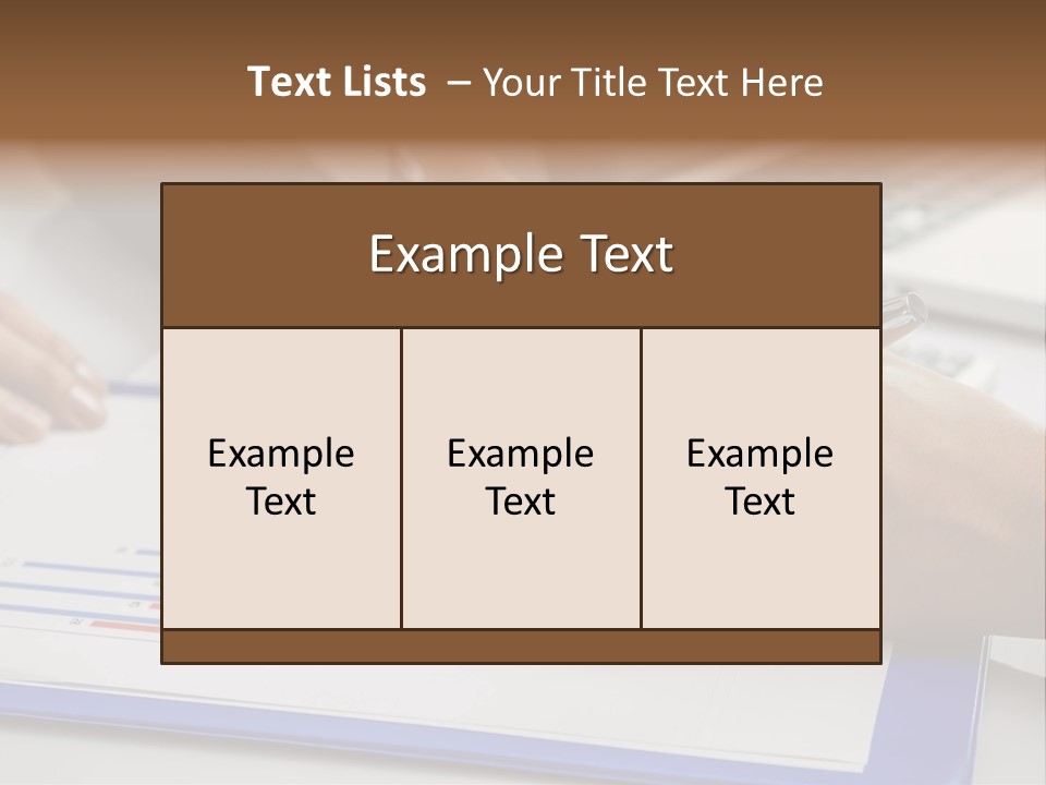 A Group Of People Sitting At A Table With A Laptop And Pen PowerPoint Template