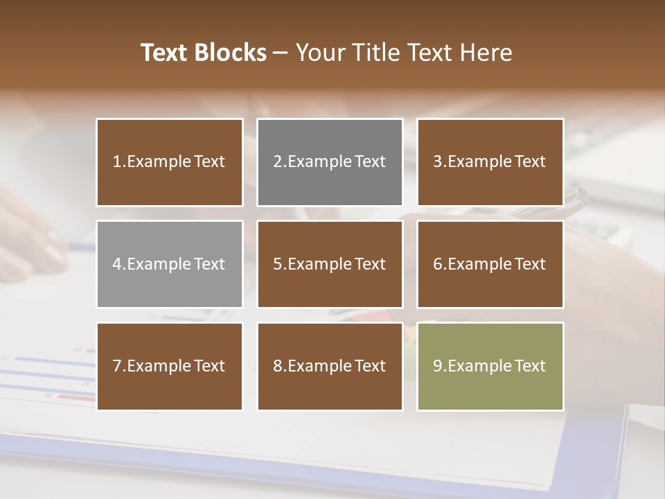 A Group Of People Sitting At A Table With A Laptop And Pen PowerPoint Template
