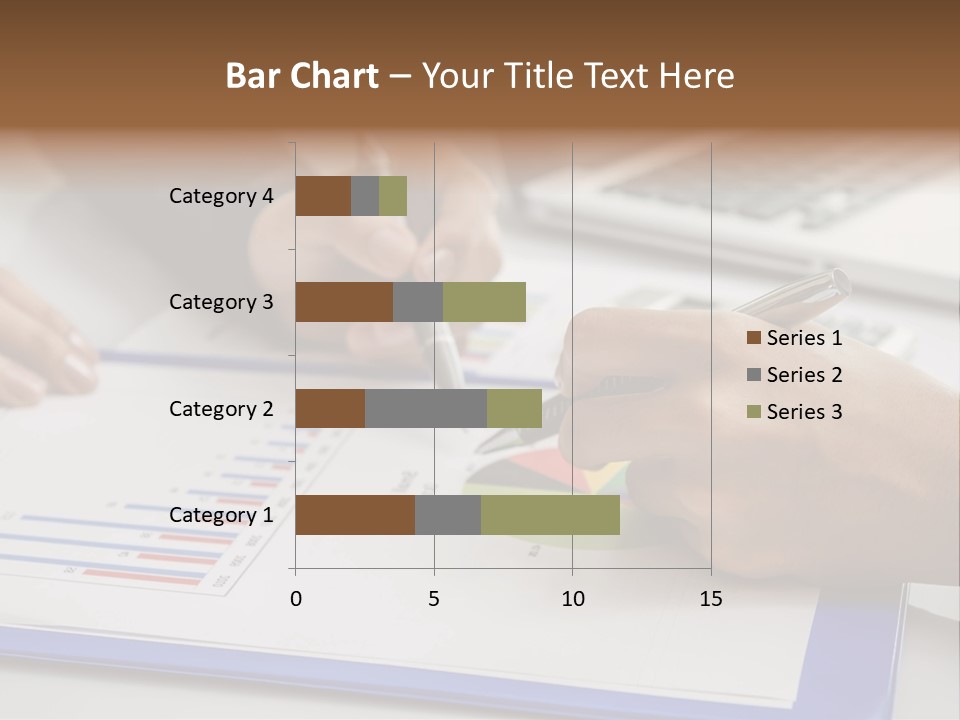 A Group Of People Sitting At A Table With A Laptop And Pen PowerPoint Template