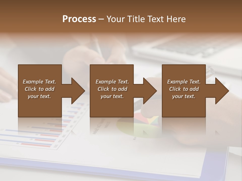 A Group Of People Sitting At A Table With A Laptop And Pen PowerPoint Template