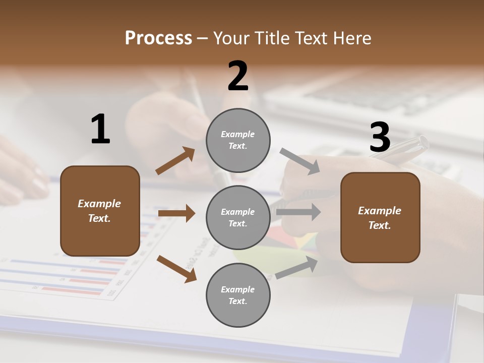 A Group Of People Sitting At A Table With A Laptop And Pen PowerPoint Template
