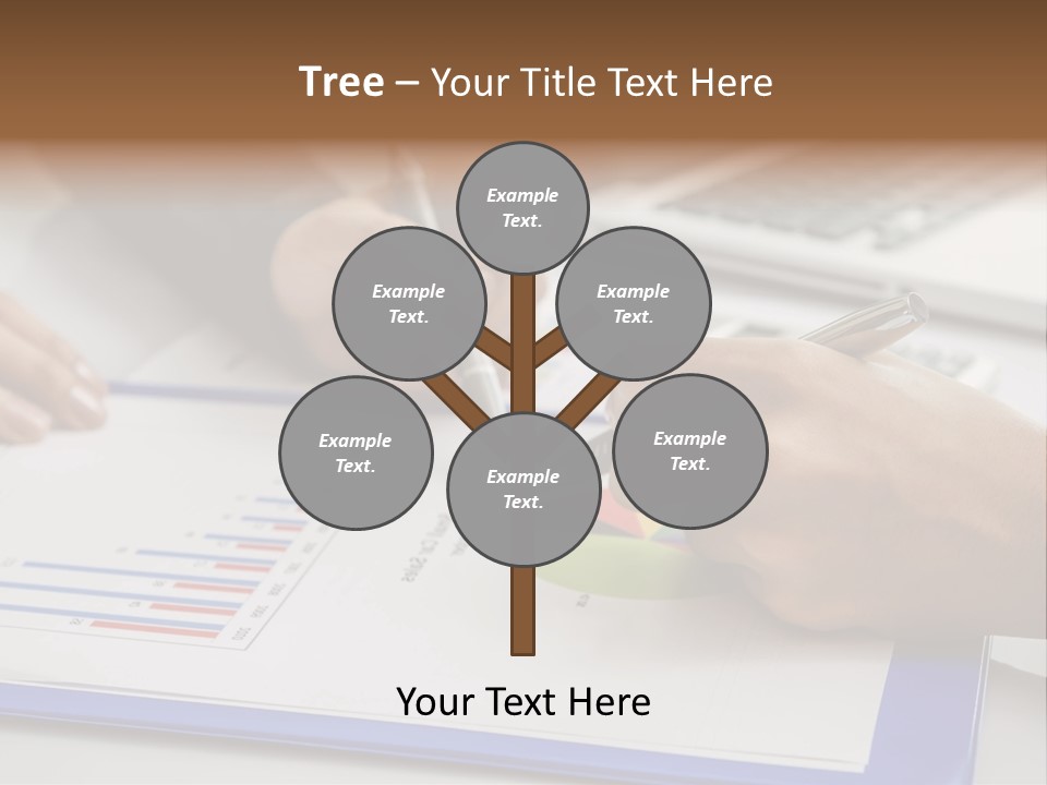 A Group Of People Sitting At A Table With A Laptop And Pen PowerPoint Template