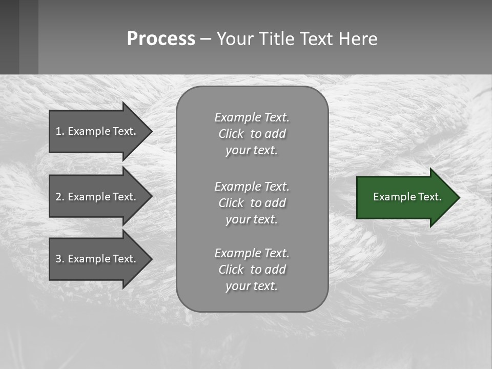 A Rope That Is Tied To A Wooden Post PowerPoint Template