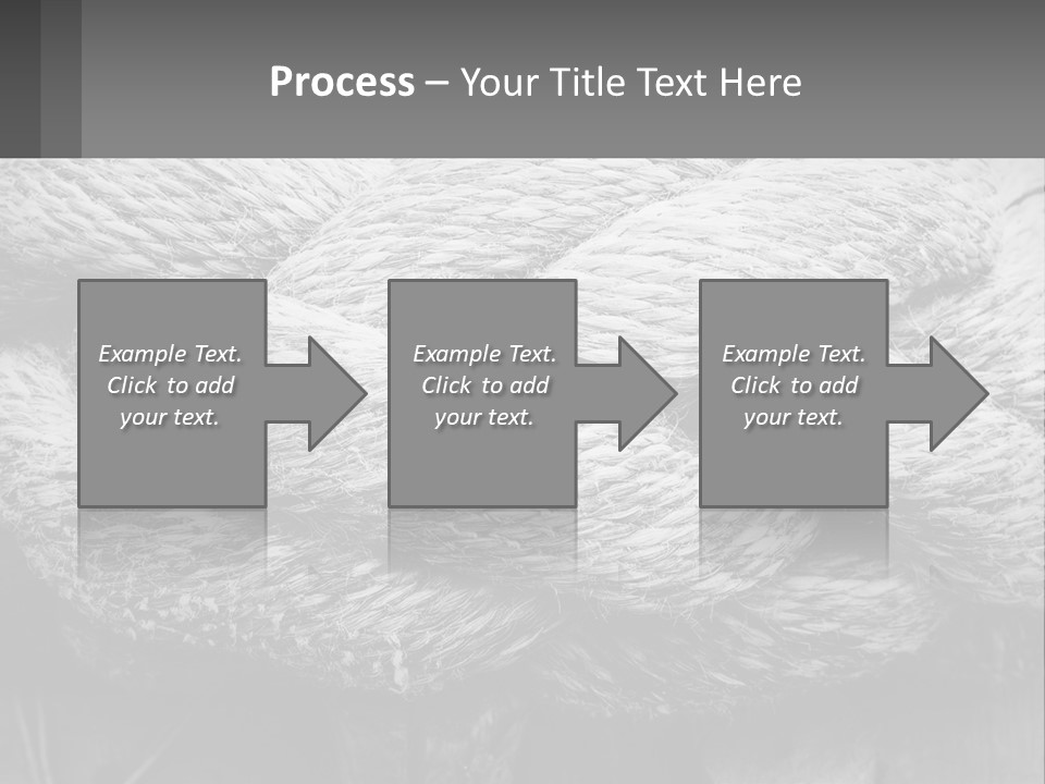 A Rope That Is Tied To A Wooden Post PowerPoint Template