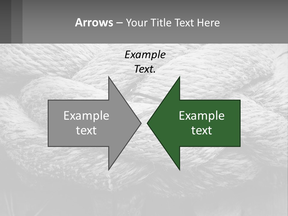 A Rope That Is Tied To A Wooden Post PowerPoint Template