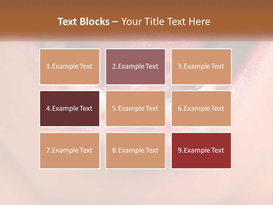A Close Up Of A Person's Teeth With Braces PowerPoint Template