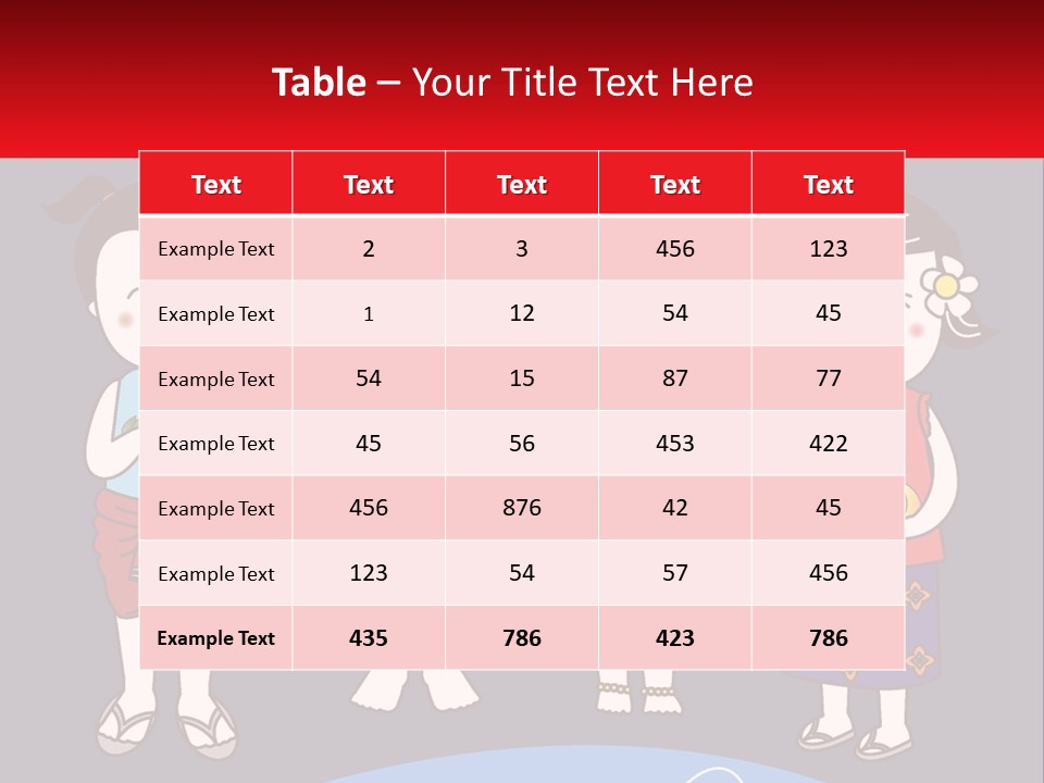 A Group Of Children Standing Next To Each Other PowerPoint Template