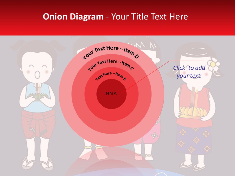 A Group Of Children Standing Next To Each Other PowerPoint Template