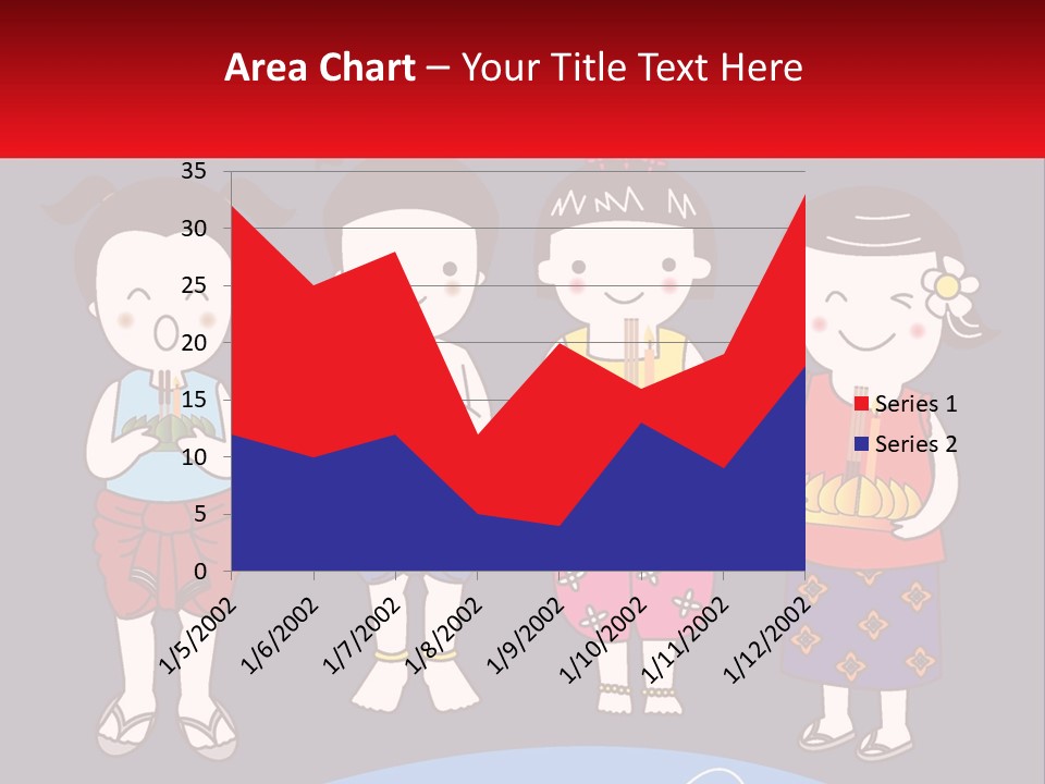 A Group Of Children Standing Next To Each Other PowerPoint Template