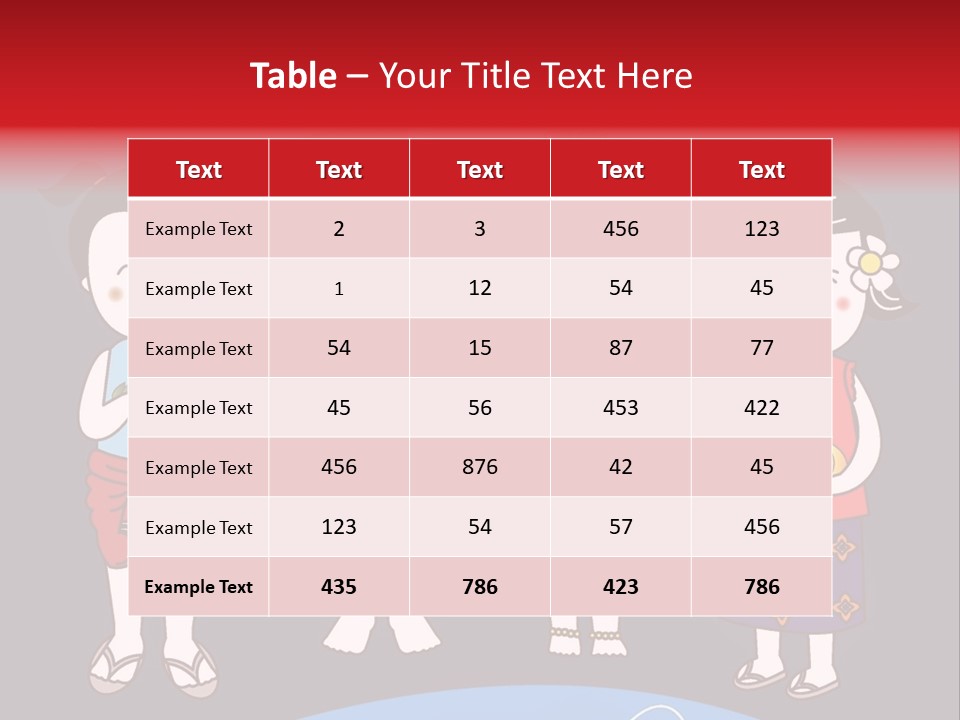A Group Of Children Standing Next To Each Other PowerPoint Template