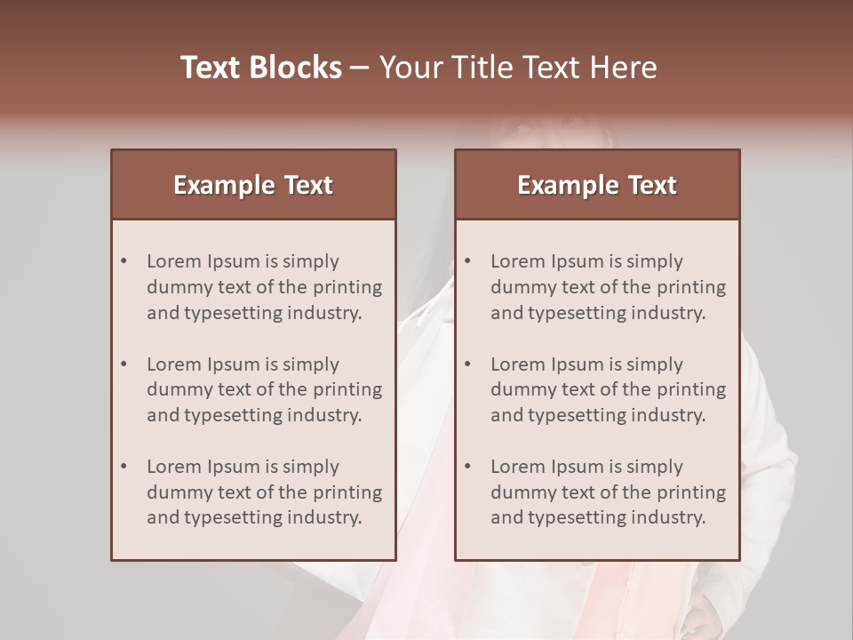 A Woman Holding A Shopping Bag Powerpoint Template PowerPoint Template