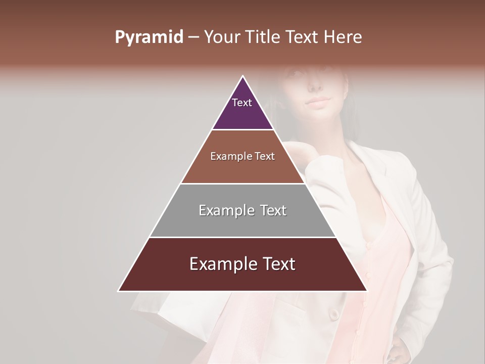 A Woman Holding A Shopping Bag Powerpoint Template PowerPoint Template