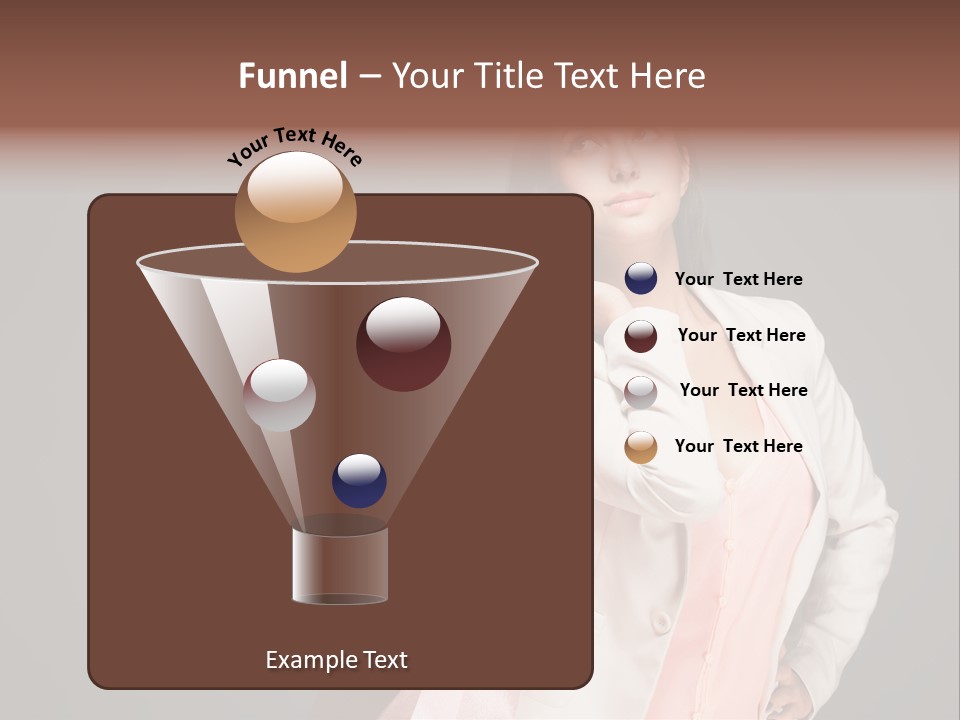 A Woman Holding A Shopping Bag Powerpoint Template PowerPoint Template