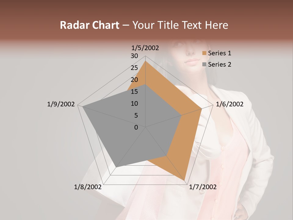 A Woman Holding A Shopping Bag Powerpoint Template PowerPoint Template