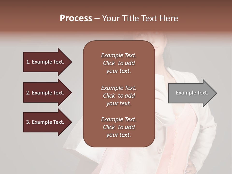 A Woman Holding A Shopping Bag Powerpoint Template PowerPoint Template