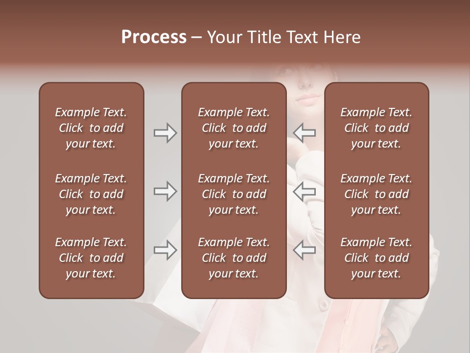 A Woman Holding A Shopping Bag Powerpoint Template PowerPoint Template