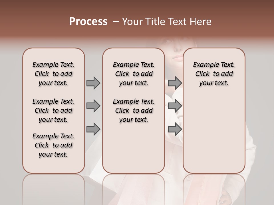 A Woman Holding A Shopping Bag Powerpoint Template PowerPoint Template