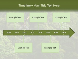 A Man Is Zipping Through The Air On A Rope PowerPoint Template