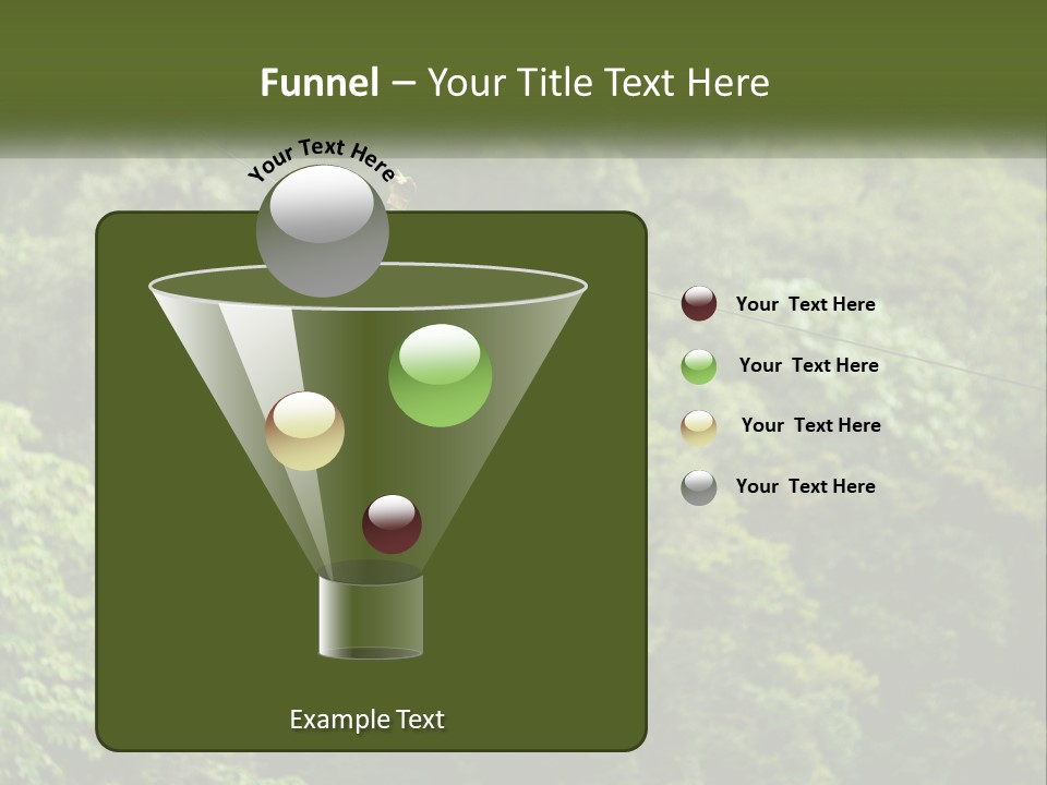 A Man Is Zipping Through The Air On A Rope PowerPoint Template