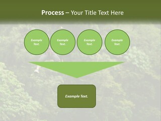 A Man Is Zipping Through The Air On A Rope PowerPoint Template