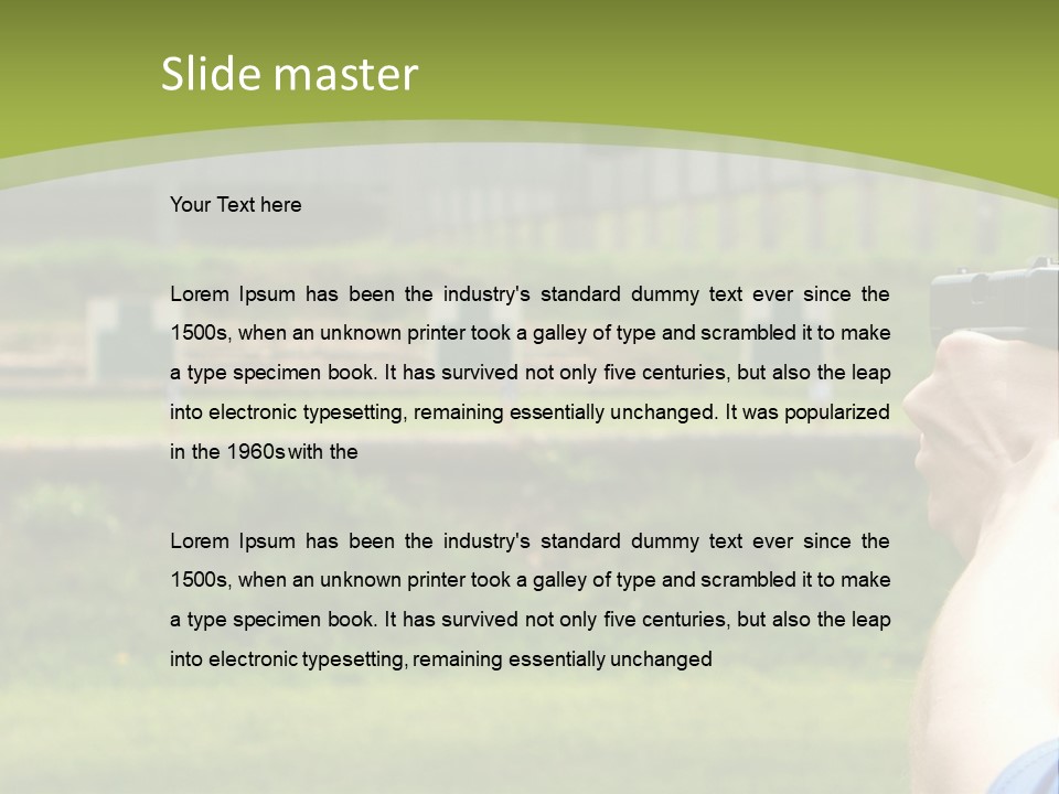 A Person Taking A Picture With A Camera PowerPoint Template