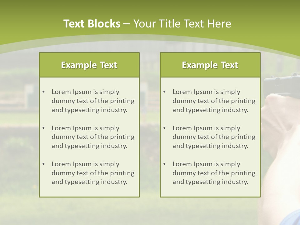 A Person Taking A Picture With A Camera PowerPoint Template