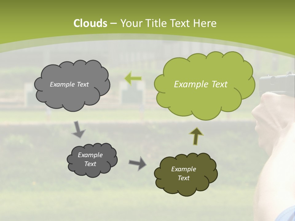 A Person Taking A Picture With A Camera PowerPoint Template