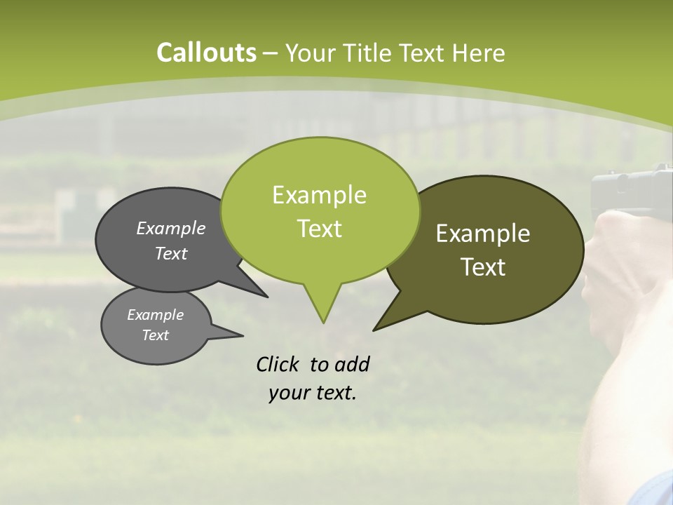 A Person Taking A Picture With A Camera PowerPoint Template