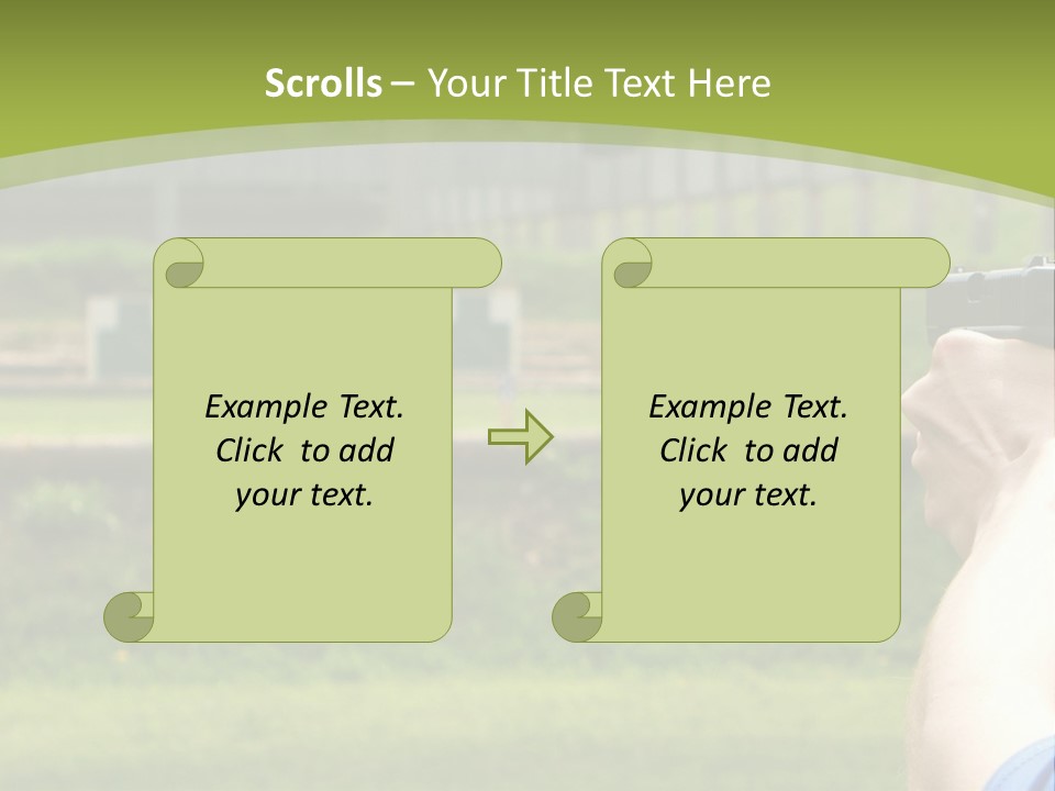 A Person Taking A Picture With A Camera PowerPoint Template