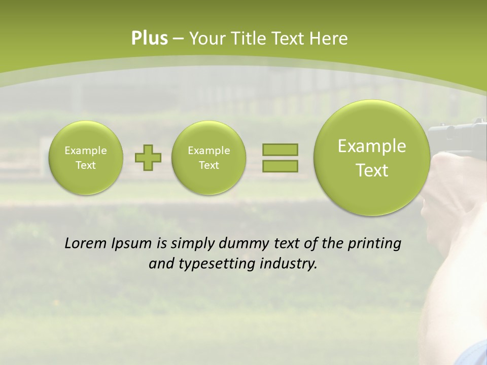 A Person Taking A Picture With A Camera PowerPoint Template