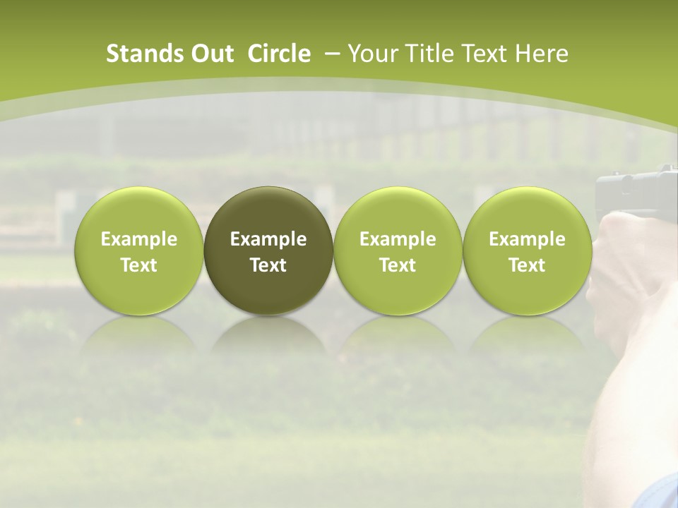 A Person Taking A Picture With A Camera PowerPoint Template