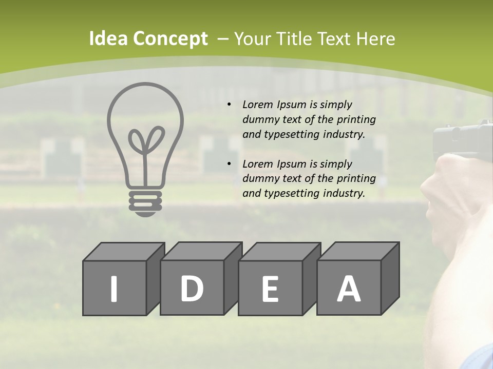 A Person Taking A Picture With A Camera PowerPoint Template