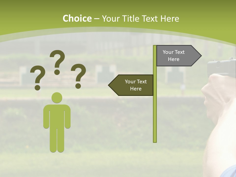 A Person Taking A Picture With A Camera PowerPoint Template