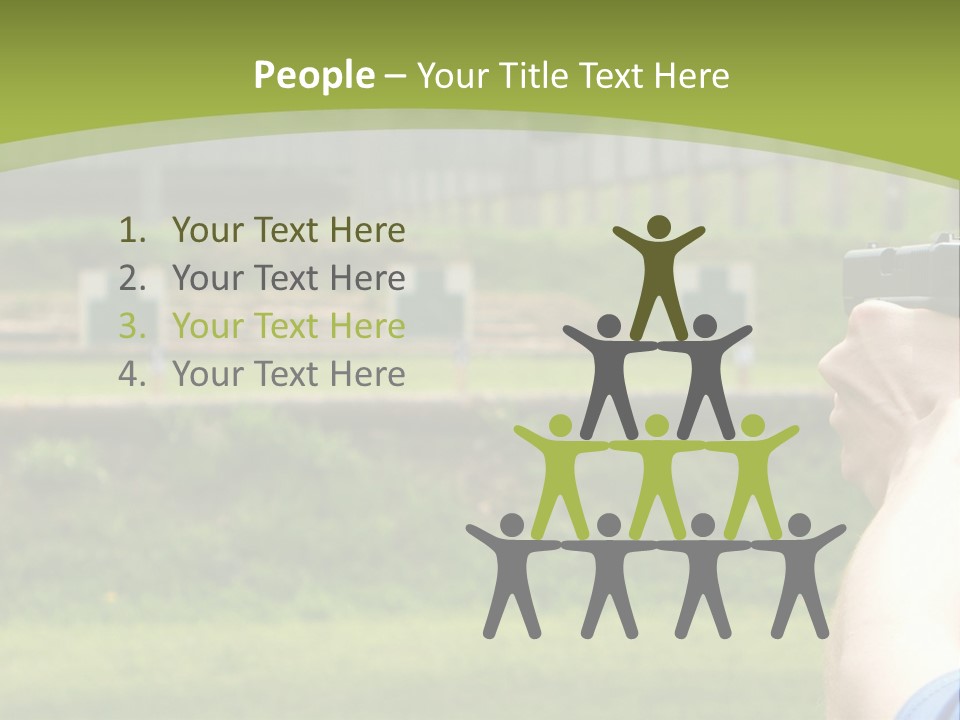 A Person Taking A Picture With A Camera PowerPoint Template