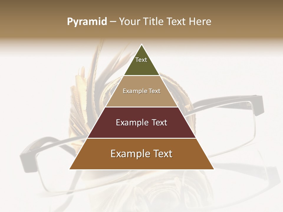 A Pair Of Glasses Sitting On Top Of A Book PowerPoint Template