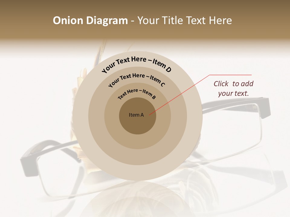 A Pair Of Glasses Sitting On Top Of A Book PowerPoint Template