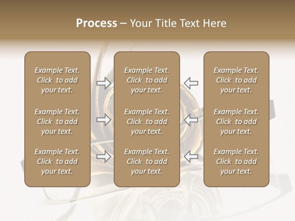 A Pair Of Glasses Sitting On Top Of A Book PowerPoint Template
