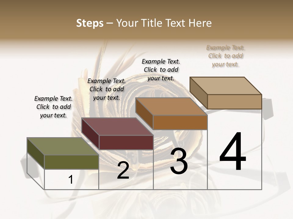 A Pair Of Glasses Sitting On Top Of A Book PowerPoint Template