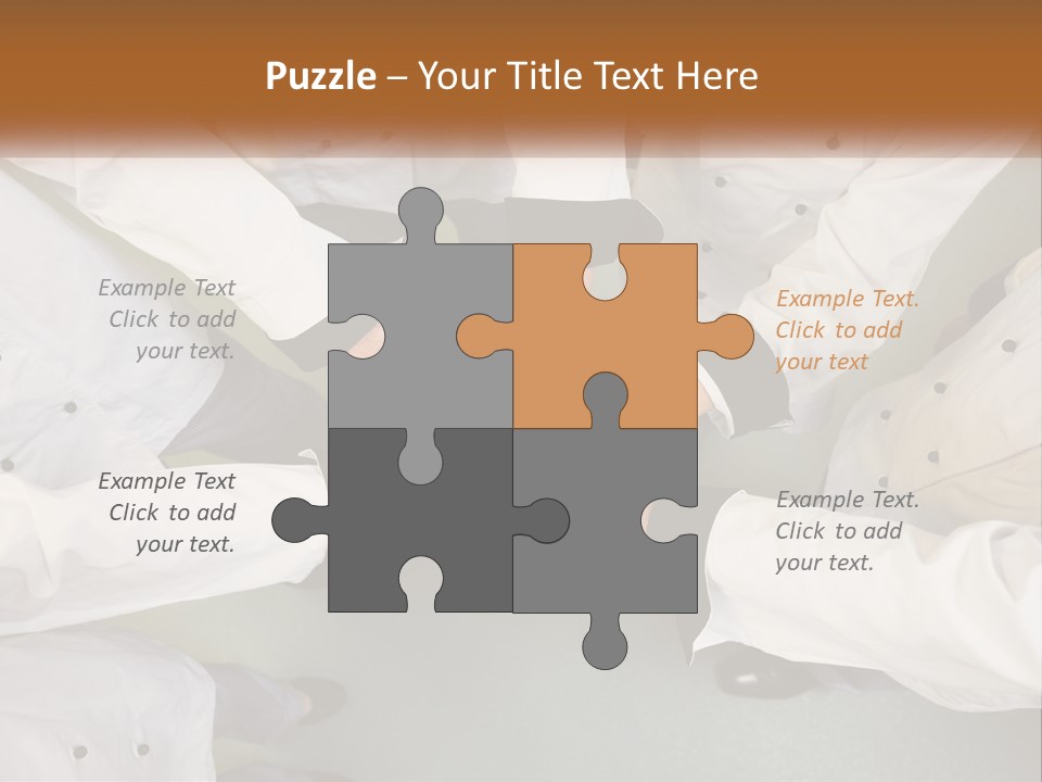 A Group Of Chefs Putting Their Hands Together PowerPoint Template