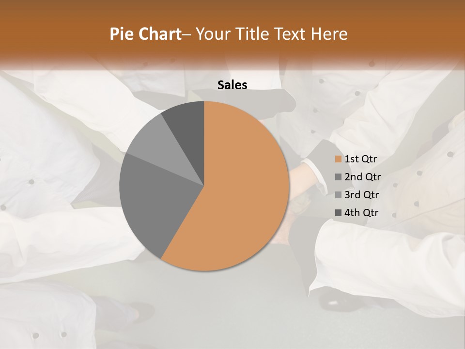A Group Of Chefs Putting Their Hands Together PowerPoint Template