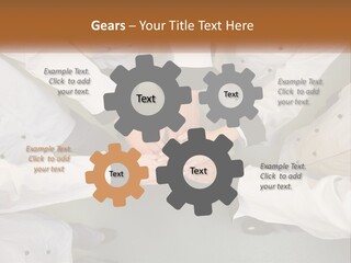 A Group Of Chefs Putting Their Hands Together PowerPoint Template