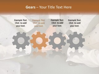 A Group Of Chefs Putting Their Hands Together PowerPoint Template